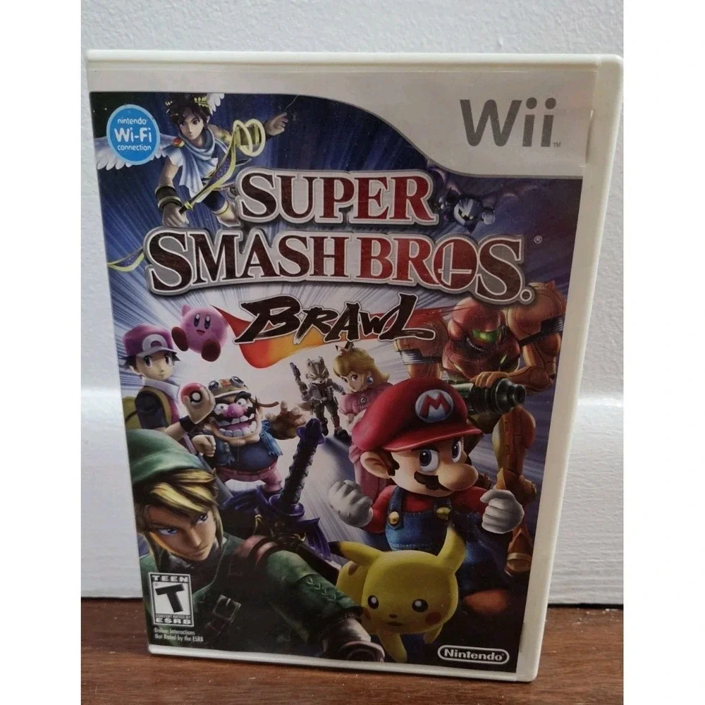 Super Smash Bros Brawl Nintendo Wii Complete.